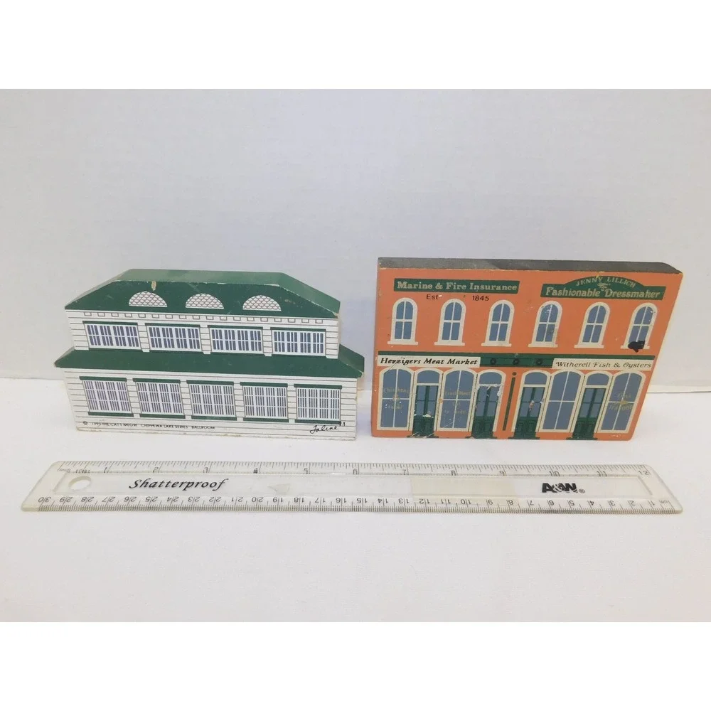 The Cat's Meow Village Lot of 6  Shelf Sitters